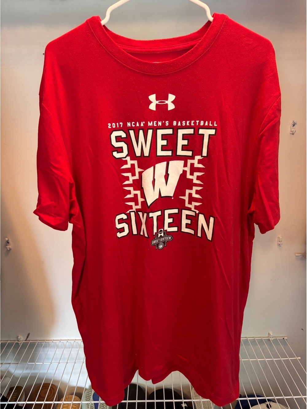 Under Armour 2017 NCAA Men's Basketball Sweet Sixteen Red T‑